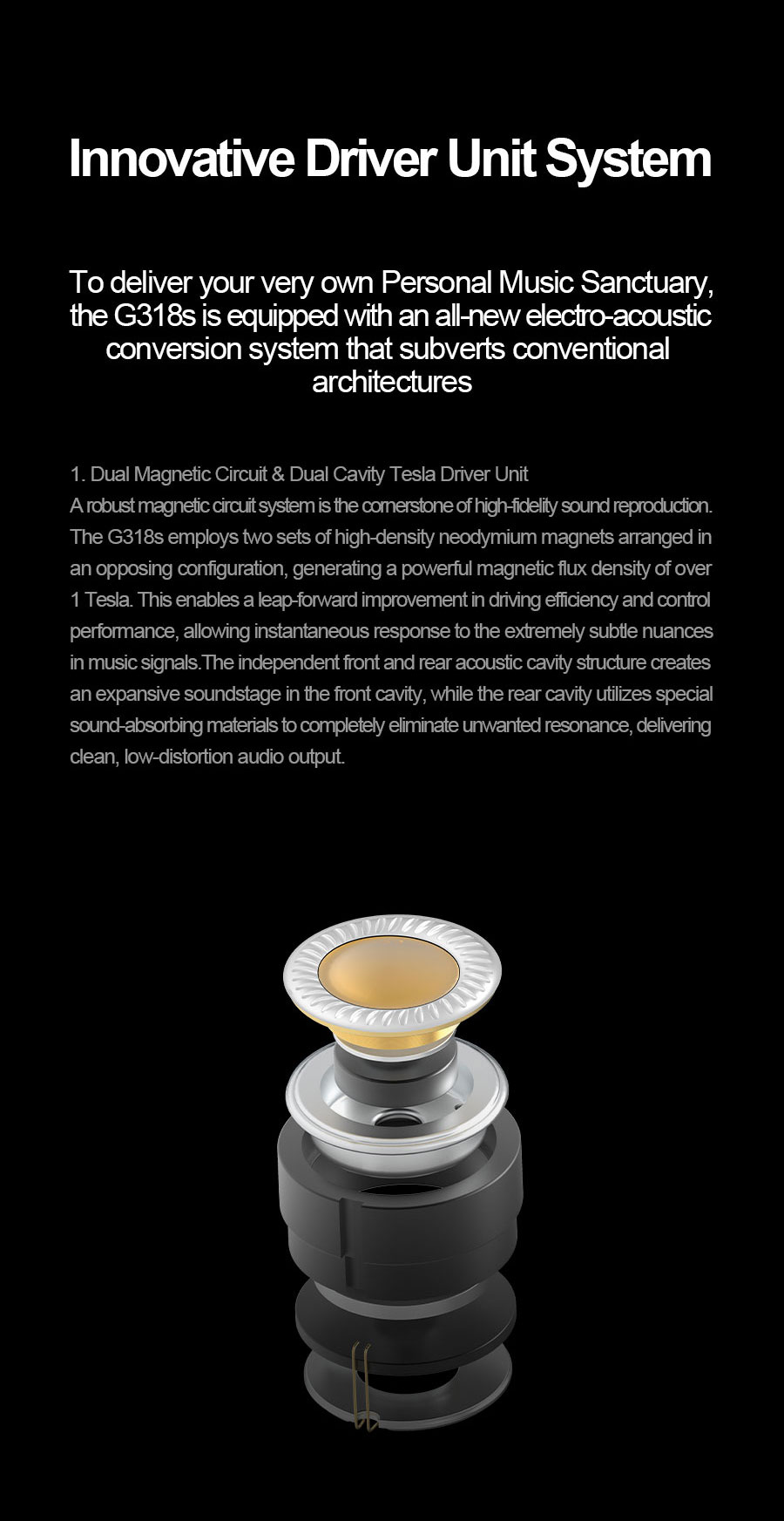 EarAcoustic Genesis G318s